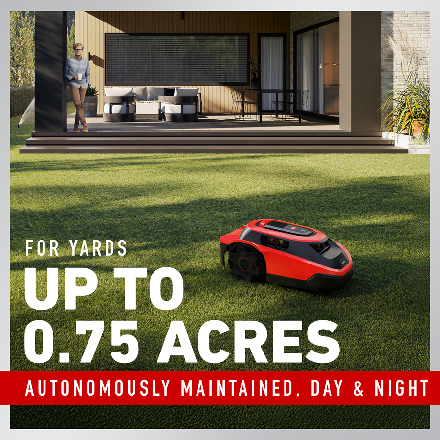 For yards up to 1.25 acres - autonomously maintained. Day and Night.