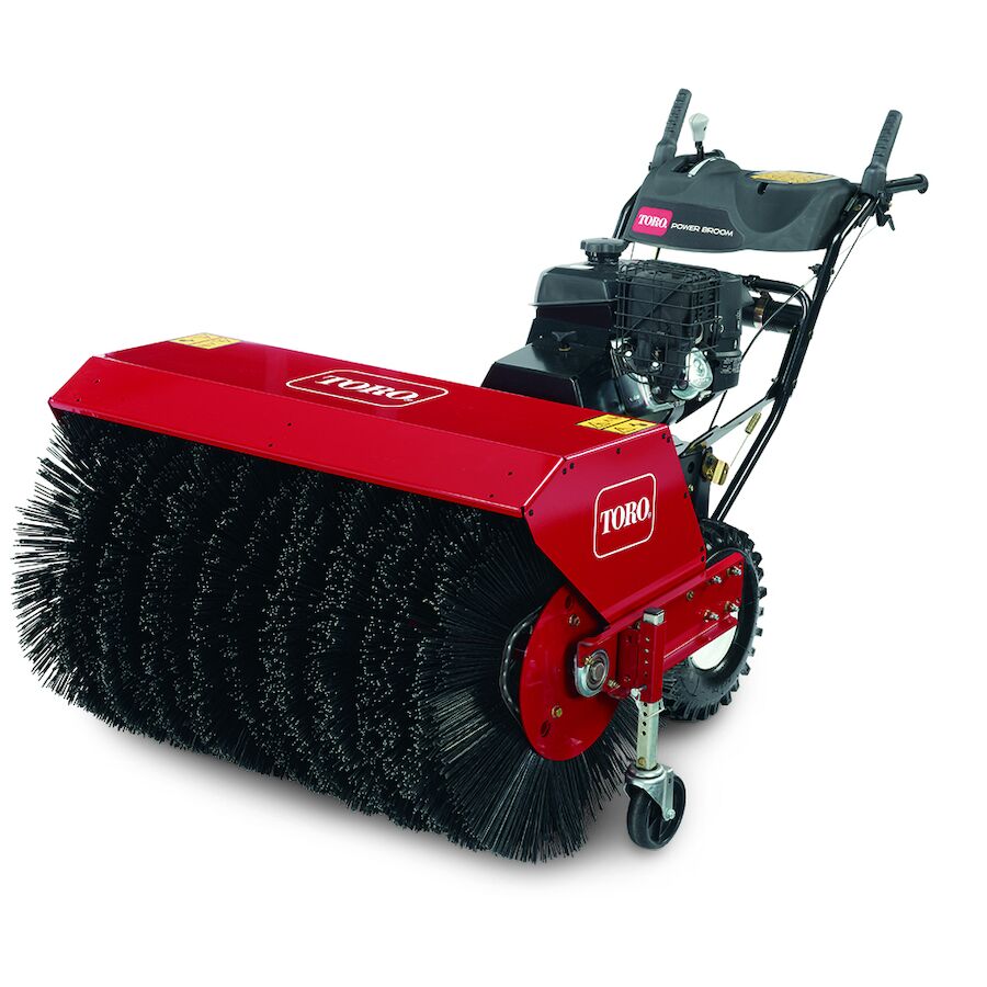 36" Walk Behind Power Broom Right Side