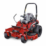 4000 Series Z Master Mower with levers open - 34 degree left view