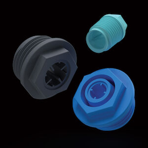 Image of three Performance Series Nozzles grouped together