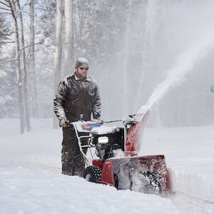 Fraise de déneigement avec batterie