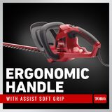 Ergonomic handle with assist soft grip