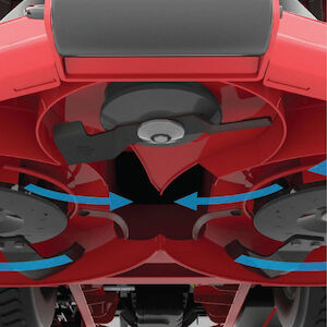 Directe grasopvang met Smart AirFlow-systeem