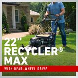 22 inch Recycler Max with Rear-Wheel Drive