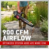 900 CFM Airflow - Optimized System Adds 49% more CFM