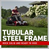 Tubular Steel Frame - Rock Solid and Ready to Ride