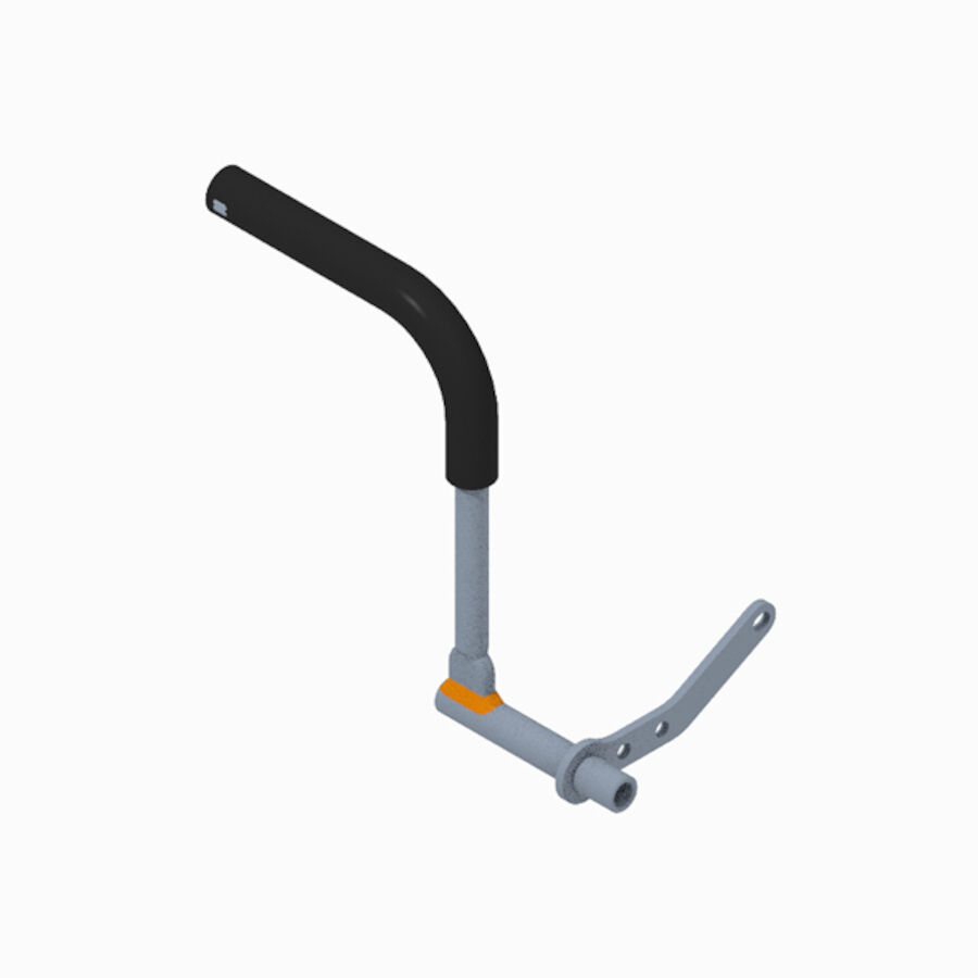 ASM-LEVER W/GRIP,L,SR