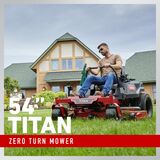 54 inch TITAN zero turn mower