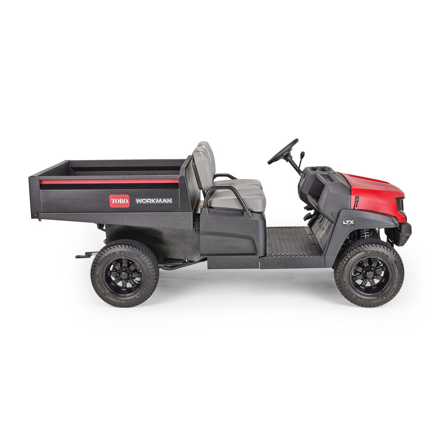 Workman LTX Series Lifted Frame - Left Side Profile
