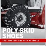 Poly Skid Shoes - easy maneuvering with no marks