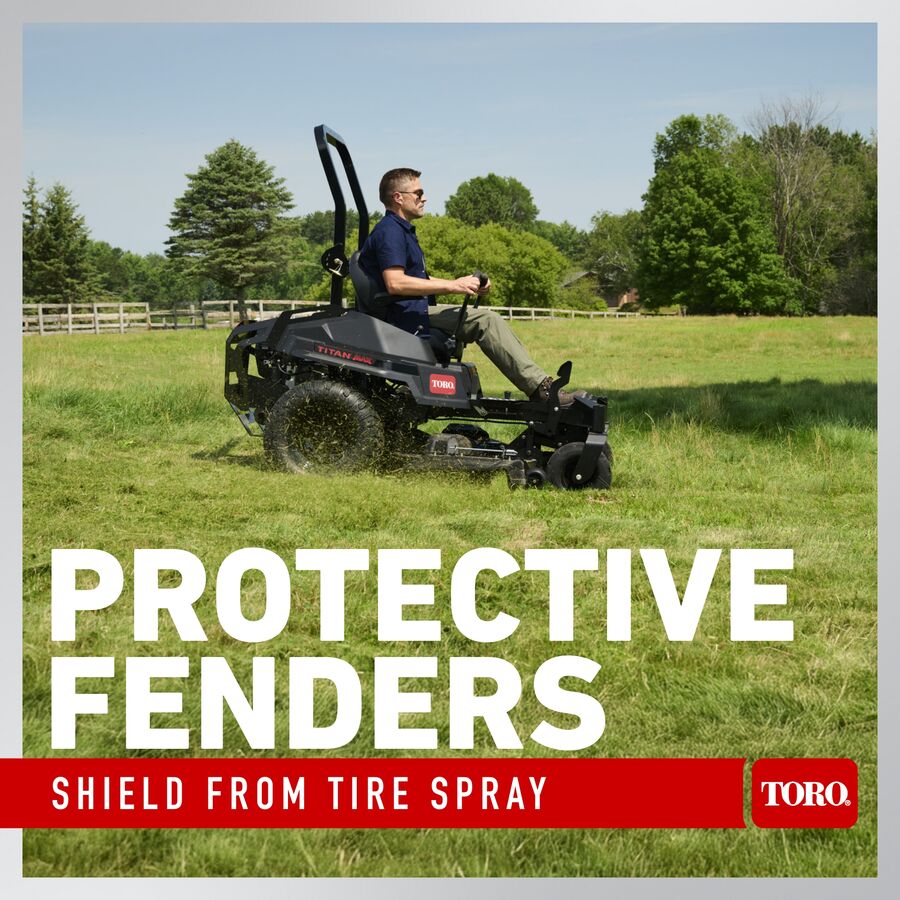 Protective fenders shield from tire spray