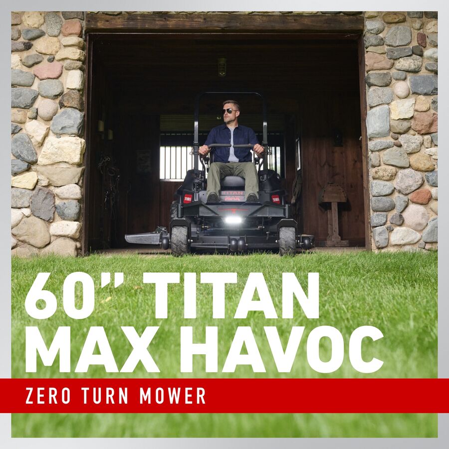 60 inch Titan Max Havoc Zero Turn Mower