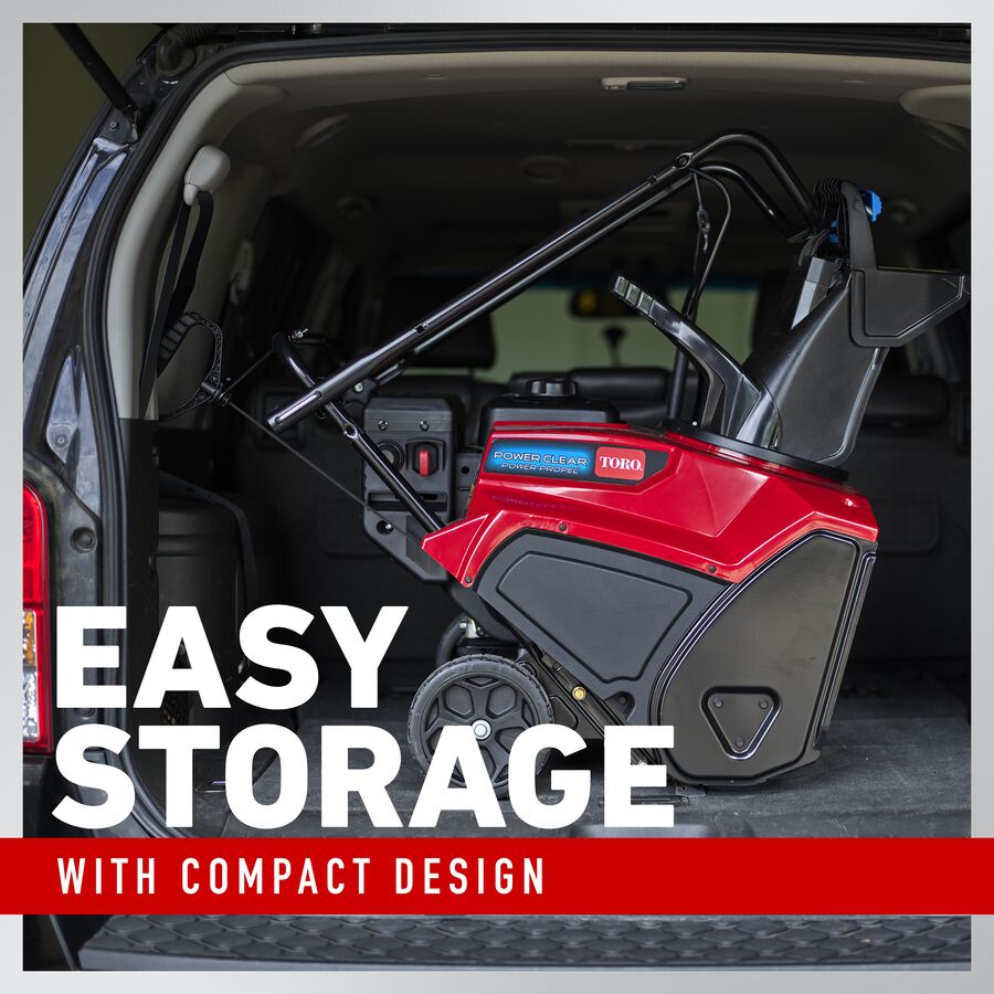 Easy storage with compact design
