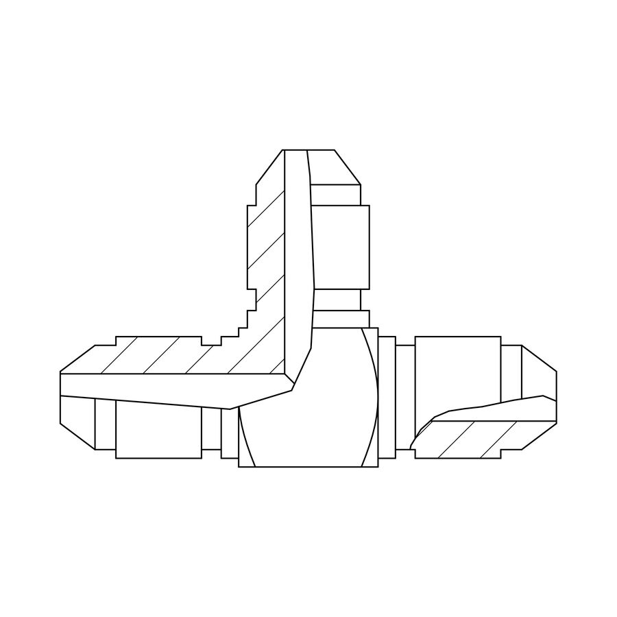 -4 JIC T FITTING