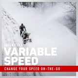 Infinitely variable speed - change your speed on-the-go