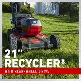 21 inch Recycler with rear-wheel drive