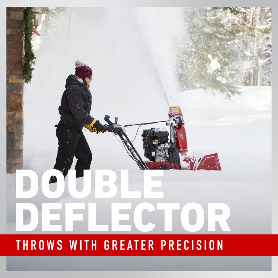 Double deflector throws with greater precision
