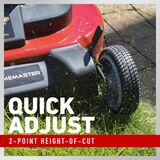 Quick Adjust - 2-point height-of-cut