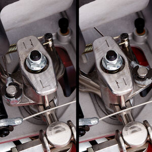 ハイ・ロー・クリップ選択ノブ