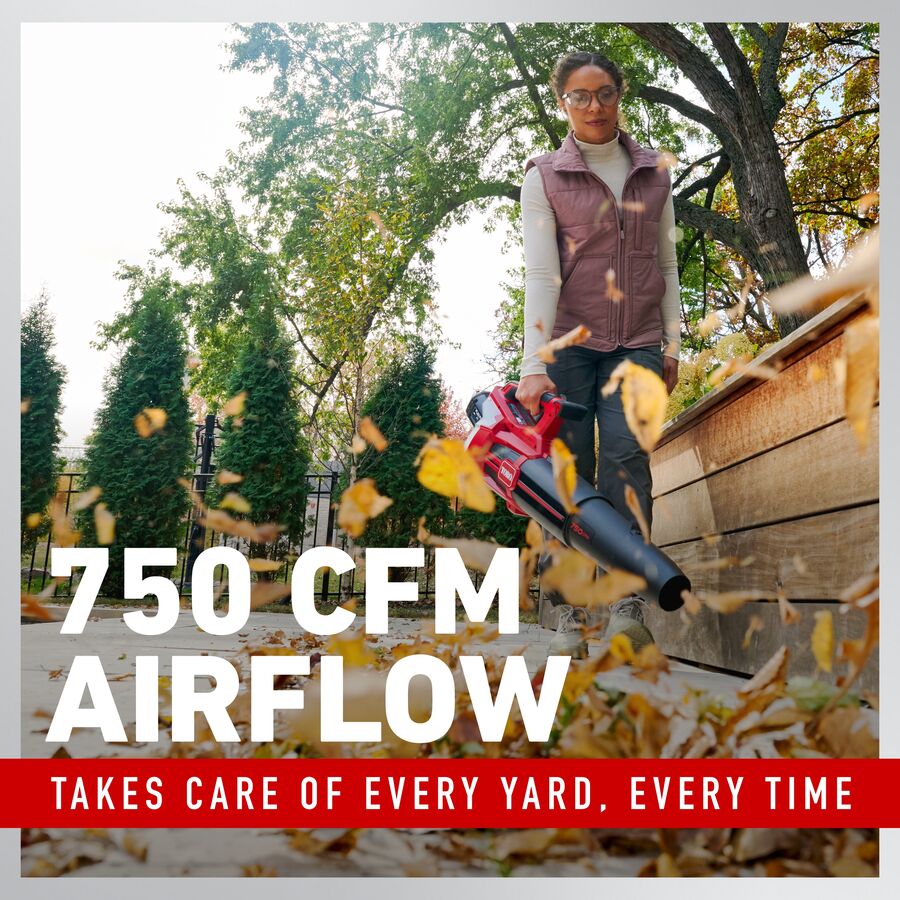 750 CFM Airflow takes care of every yard, every time