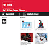 24" (61 cm) SnowMaster® 724 QXE Snow Blower