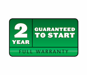 Toro 2-Year Guaranteed to Start Warranty
