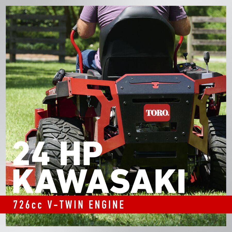 Titan 24hp Kawasaki 726cc V-Twin Engine