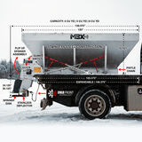 MBX+ 6-Yard Pintle Drive Spreader - VBS27410 4-Yard Base Unit with VBS27460 2-Yard Extension