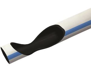 White Blue Stripe Hose