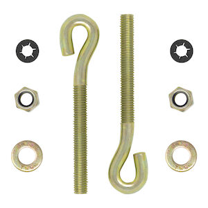 Eye Bolt Kit 1/2" x  5-1/4" Bolt, Nut, Washer (QTY 2 ea)