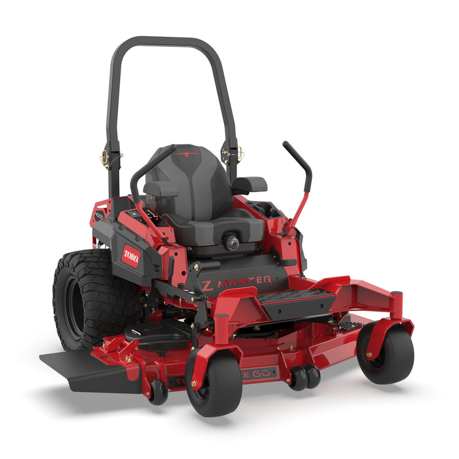 4000 Series Z Master Mower with levers open - 34 degree right view