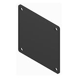 BASE PLATE,FLOOR,PEDESTAL MOUNT