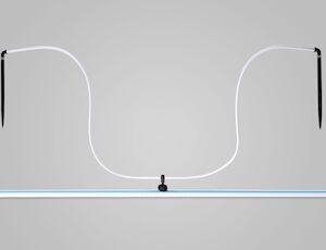 White Blue Stripe Hose for Greenhouse