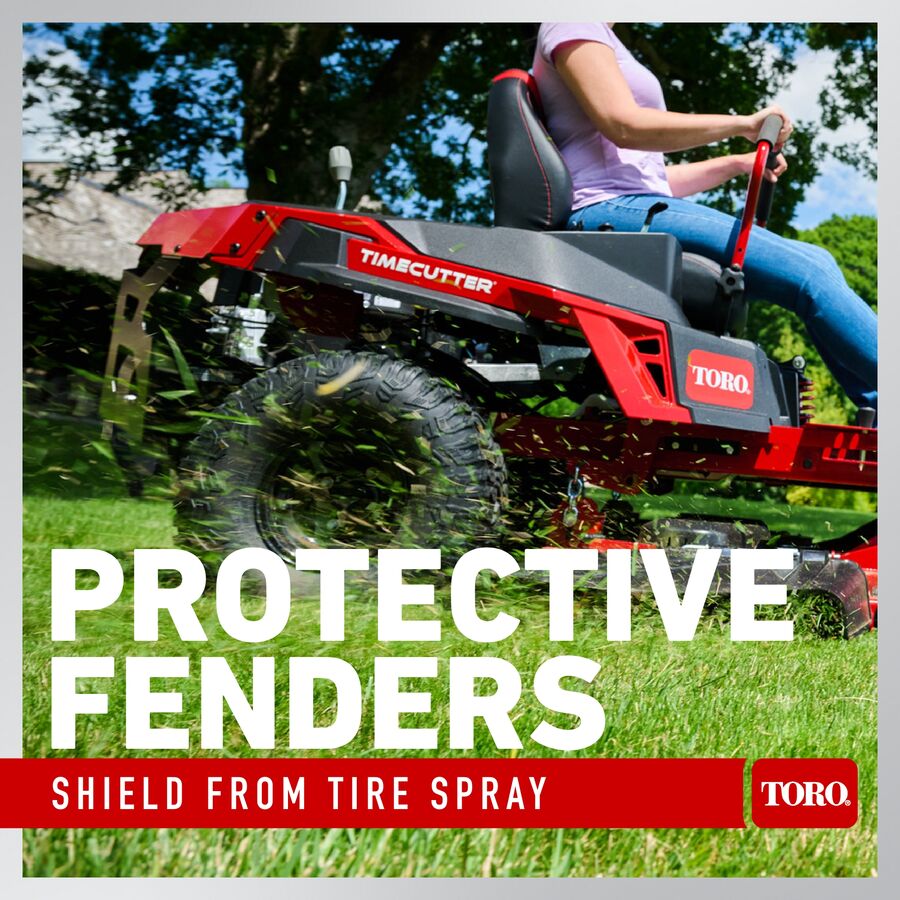 Protective fenders shield from tire spray