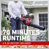 60V MAX* 110 mph Brushless Leaf Blower with 2.0Ah Battery