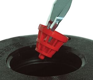 Removable rock screen