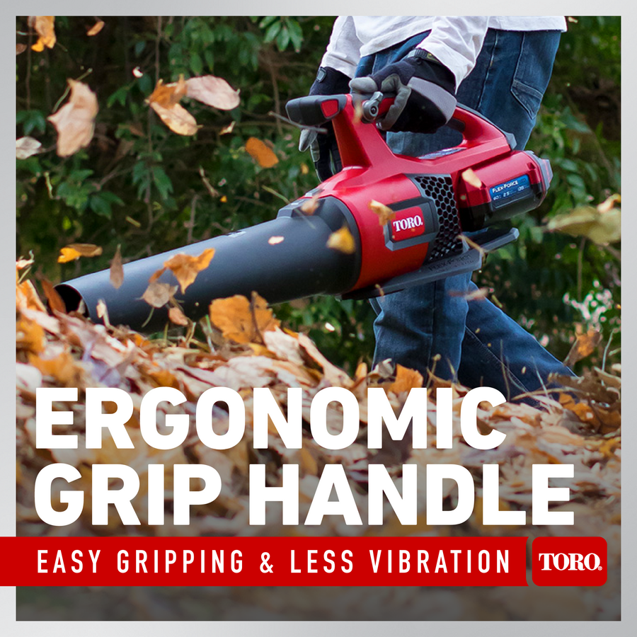 Ergonomic grip handle - easy gripping and less vibration