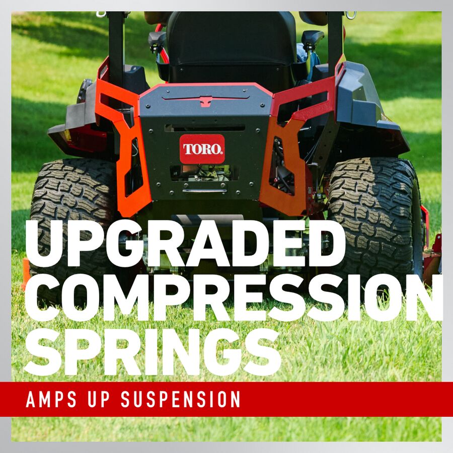 Upgraded compression springs - amps up suspension