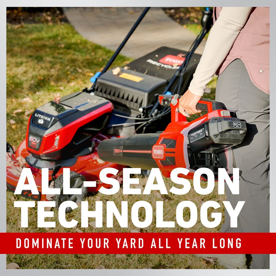 All-Season Technology - dominate your yard all year long
