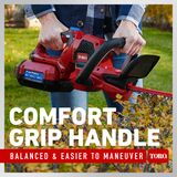 Comfort grip handle balanced and easier to maneuver