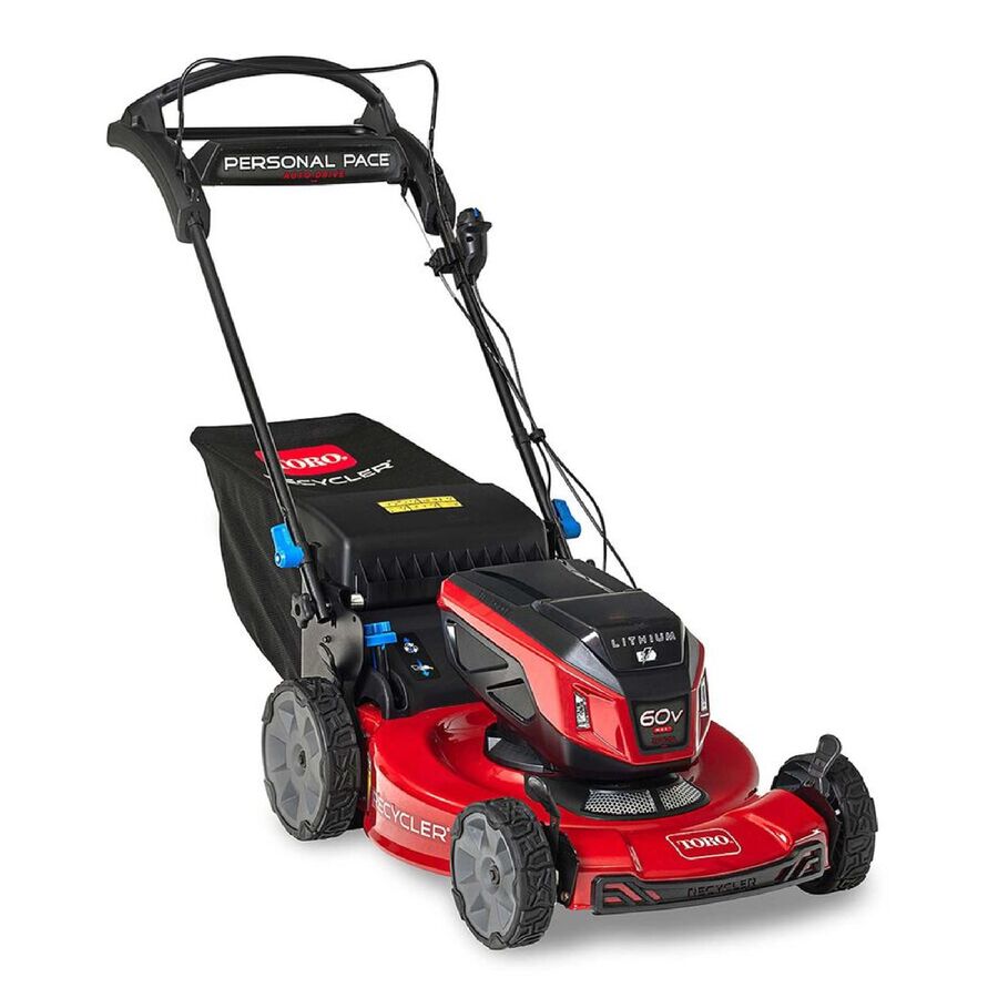 Toro 22 in. Recycler 60-Volt Max Lithium-Ion Cordless Battery Walk Behind Personal Pace Mower - Battery/Charger Not Included