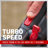 Turbo Speed goes from 0 to 165 mph in 1 second