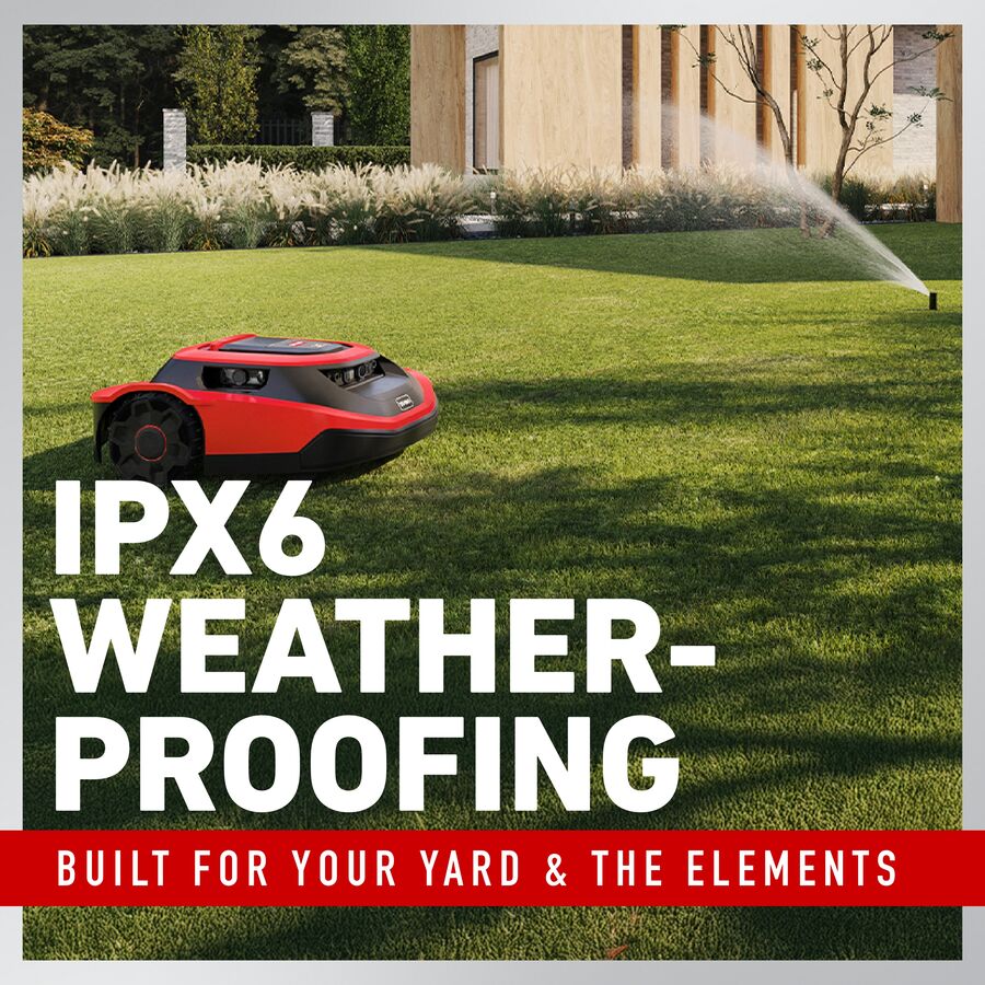 IPX6 Weather-Proofing Built for your yard and the elements