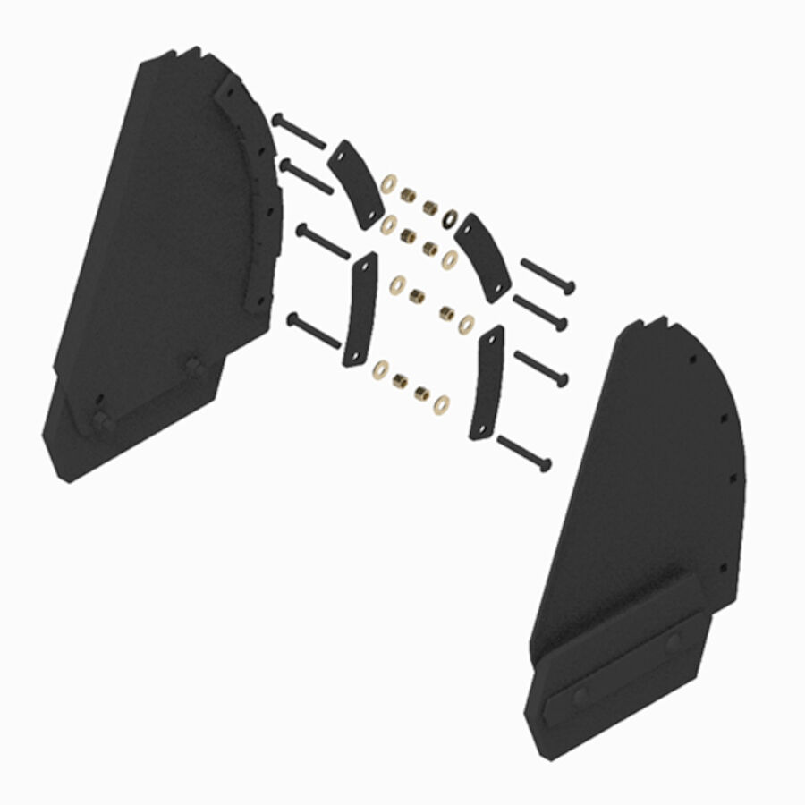 ATV Straight Blade Box Wing Kit