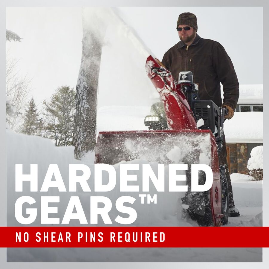 Hardened Gears - No Shear Pins Required