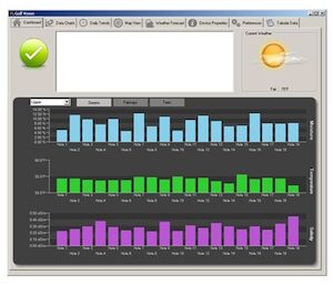 Mesure la salinité et programme le nettoyage