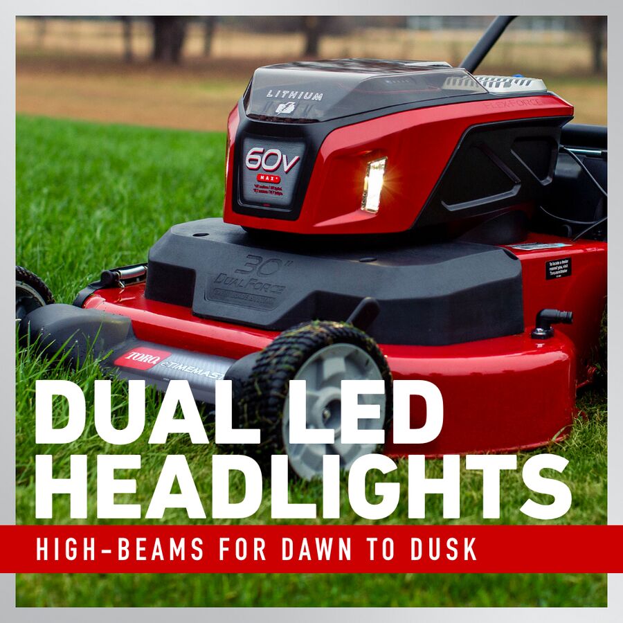 Dual LED Headlights high-beams for dawn to dusk