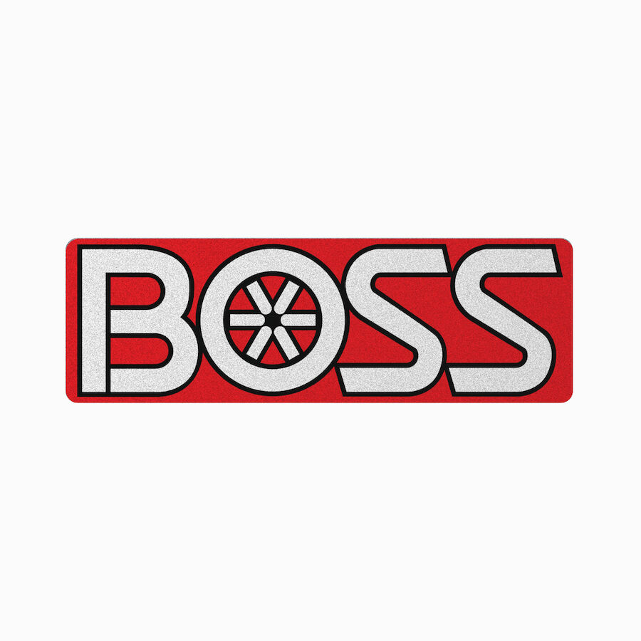HTX Front of Blade BOSS Logo Decal