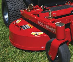 Exmark Toro Z Master Anti-Scalp Wheel & Axle Kit - 98-7913, 98-7912, 1-603299, Plastic/Steel, Zero Turn Mower Deck
