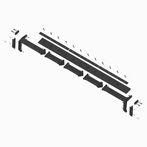 Back Drag Edge Kit - 12'0" Skid Steer Box Plow